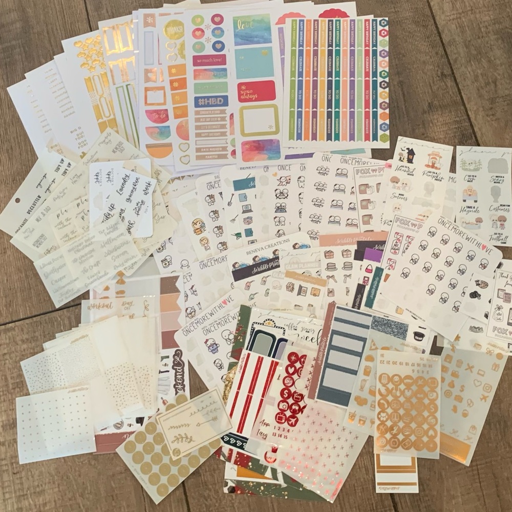 PLANNER STICKERS DESTASH!